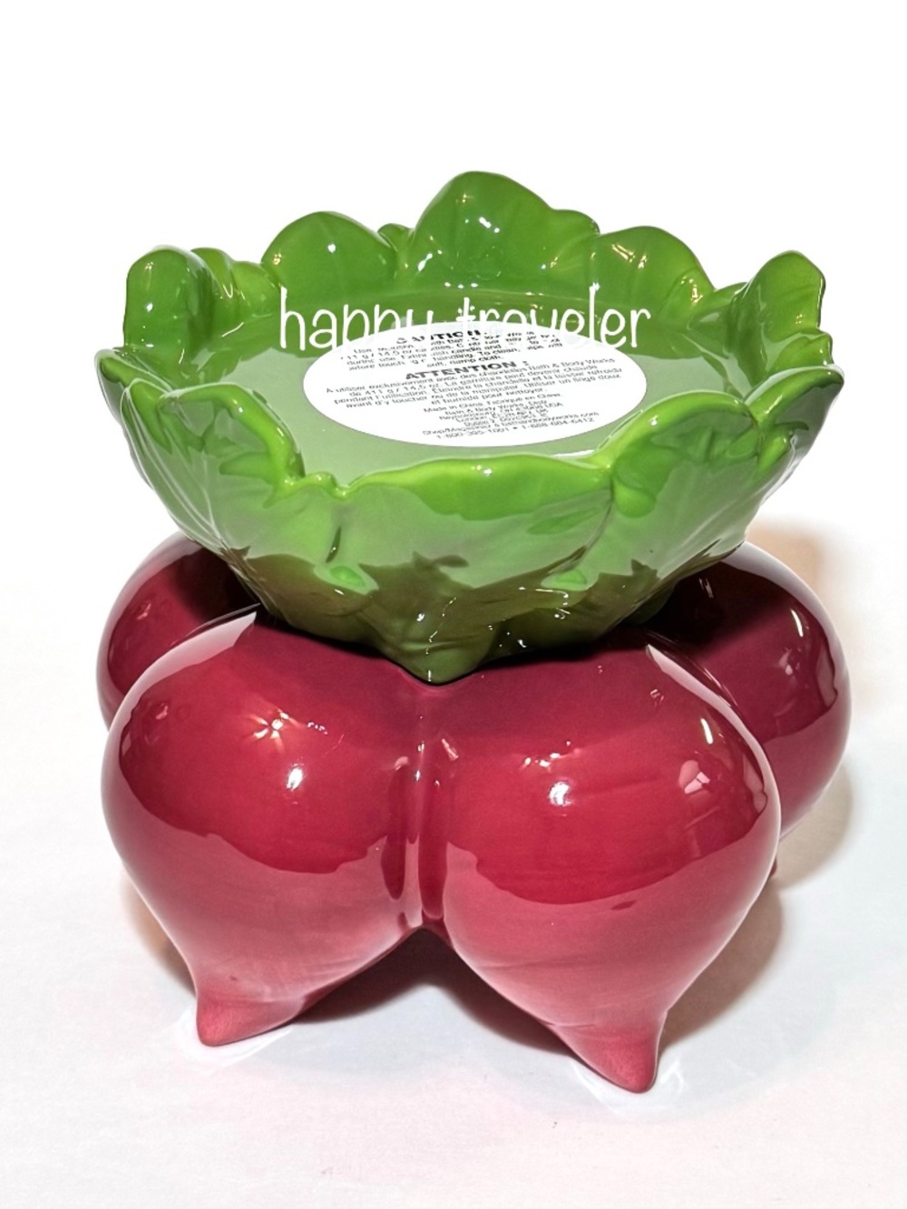 BEET Pedestal 3-Wick Candle Holder